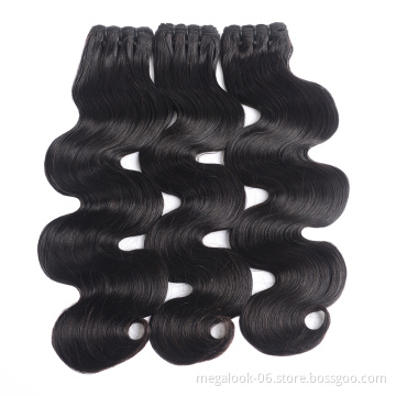 China Free Sample Free Shipping The Best Selling Double Drawn Thick Ends Remy Human Hair Extensions Sew In Weave